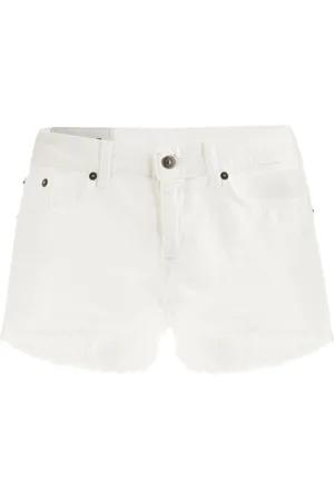 Dondup Shorts denim con placca logo