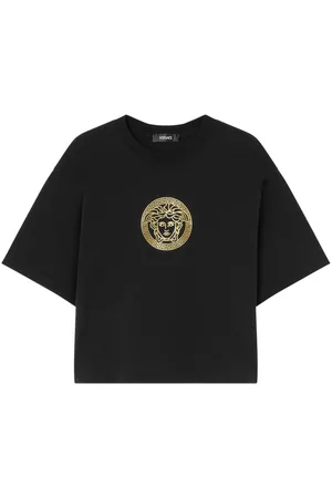 VERSACE T-shirt crop Medusa