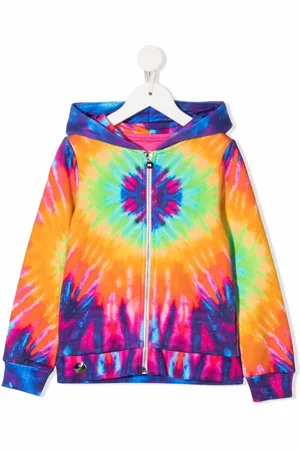 Philipp Plein Felpa con fantasia tie dye