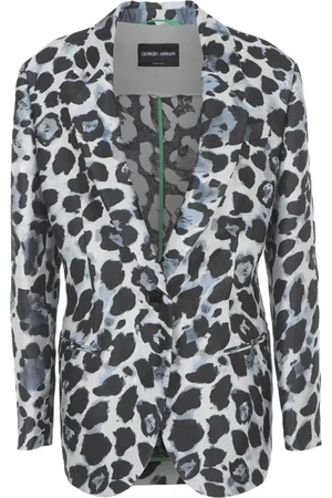 Giorgio Armani Blazer monopetto leopardato