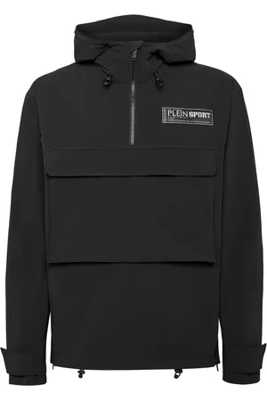 Philipp Plein Felpa K-way con cappuccio