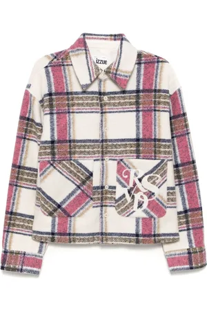 Izzue Giacca con motivo tartan