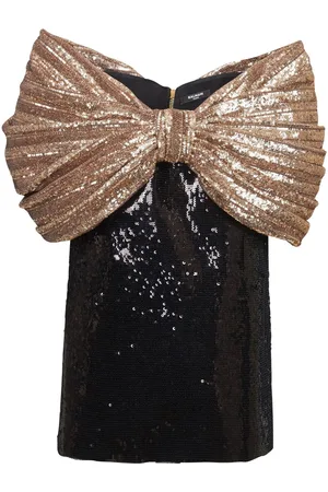Balmain Abito corto con paillettes