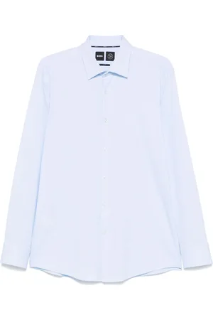 HUGO BOSS Camicia con motivo jacquard