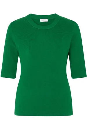ROSETTA GETTY Maglione crop a coste
