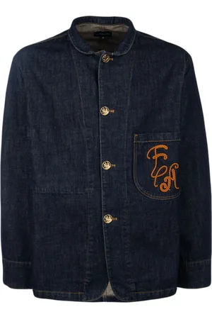 Emporio Armani Giacca denim con ricamo
