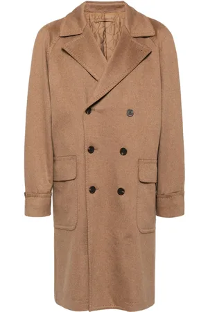 MAN ON THE BOON. Cappotto doppiopetto