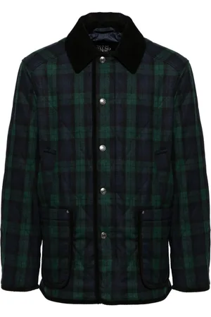 MAN ON THE BOON. Piumino tartan