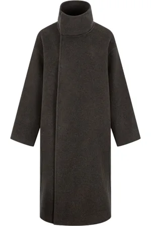 SHANGHAI TANG Cappotto con scollo a imbuto