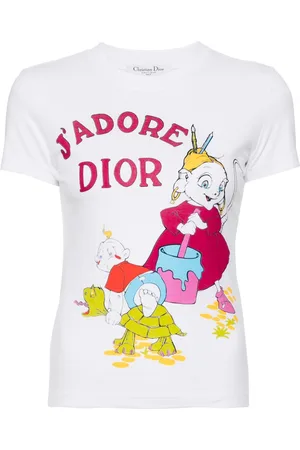 Dior T-shirt con stampa grafica 2002