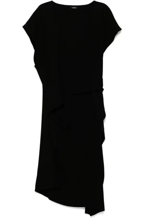 YOHJI YAMAMOTO Abito midi con design a strati