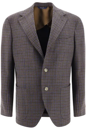 GI CAPRI Blazer con motivo pied-de-poule