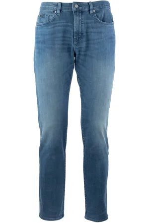 HUGO BOSS Jeans con effetto schiarito