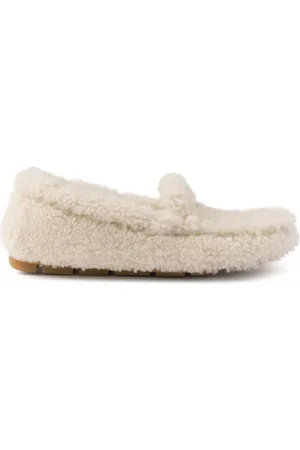 Prada Mocassini da barca in shearling