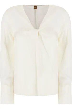 HUGO BOSS Blusa con design a incrocio