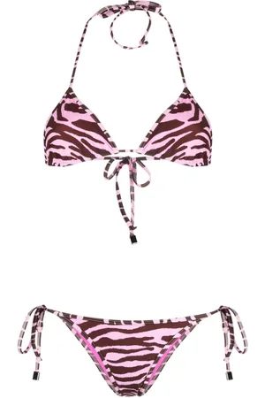 The Attico Set bikini con stampa
