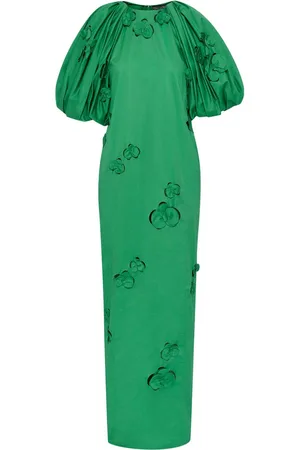 Oscar de la Renta Caftano Orchid con cut-out