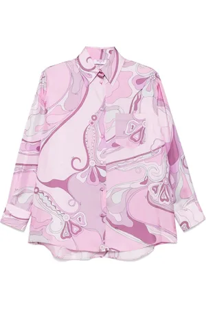 Puccini Camicia con stampa Orchidee