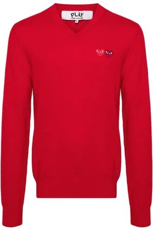 Comme des Garçons Maglione con applicazione