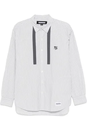 NEIGHBORHOOD Camicia a maniche lunghe con collo lavalli??re