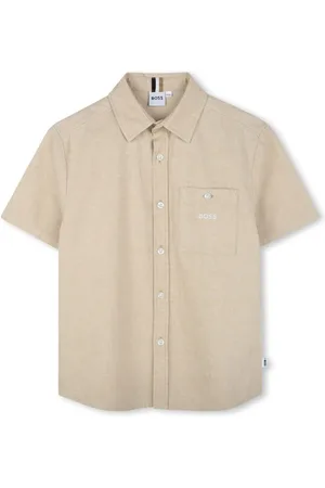 HUGO BOSS Camicia con ricamo