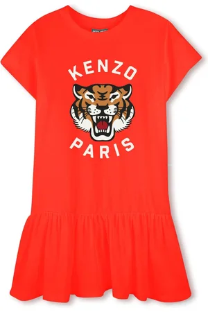 Kenzo Abito con stampa Tiger