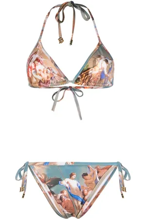 Balmain Bikini con stampa grafica