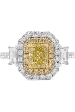HYT Jewelry Anello in oro bianco 18 carati con diamanti