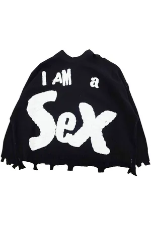 SAINT MXXXXXX Maglione con ricamo x Sex Pistols
