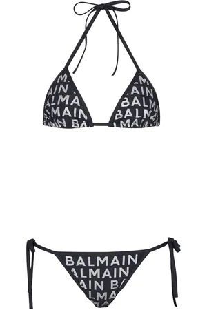 Balmain Set bikini con stampa