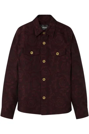 VERSACE Giacca-camicia Barocco jacquard