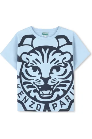 Kenzo T-shirt con stampa Tiger