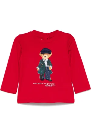 Ralph Lauren T-shirt con stampa Polo Bear