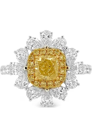 HYT Jewelry Anello in oro bianco 18 carati con diamanti