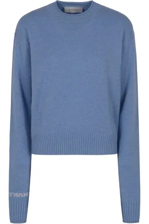 Sportmax Maglione con logo a intarsi
