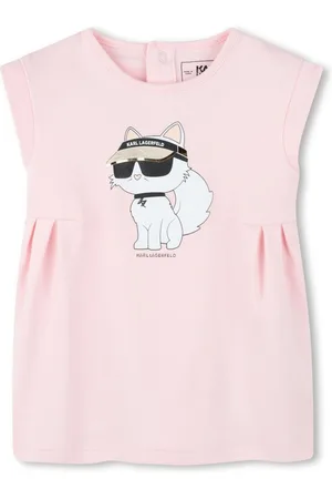 Karl Lagerfeld Abito con stampa Choupette
