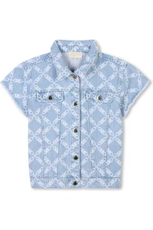 Michael Kors Giacca denim con monogramma