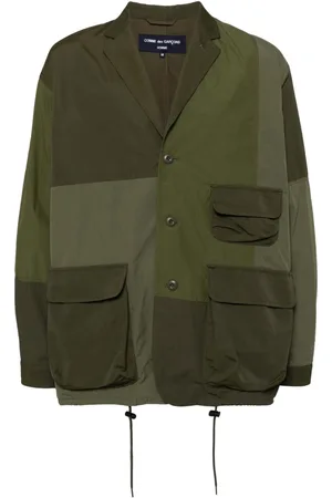 Comme des Garçons Giacca sportiva con design patchwork
