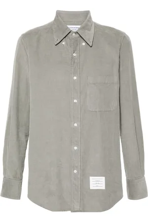 Thom Browne Camicia a coste con applicazione