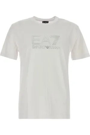 EA7 T-shirt con logo gommato