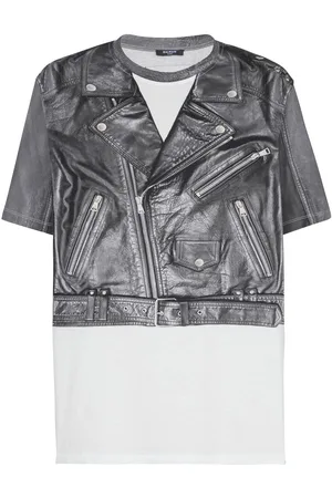 Balmain T-shirt con design a strati