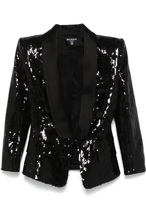Balmain Blazer con paillettes