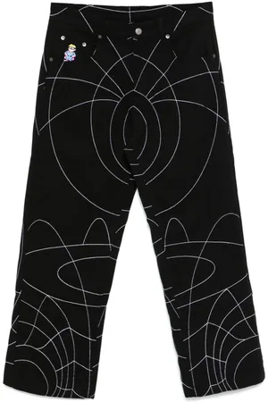 KIDSUPER STUDIOS Pantaloni String Theory