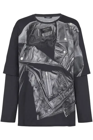 Balmain T-shirt con stampa grafica