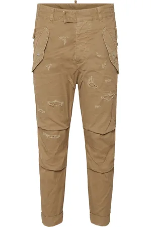 Dsquared2 Pantaloni dritti con effetto vissuto
