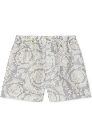 VERSACE Shorts con stampa barocca