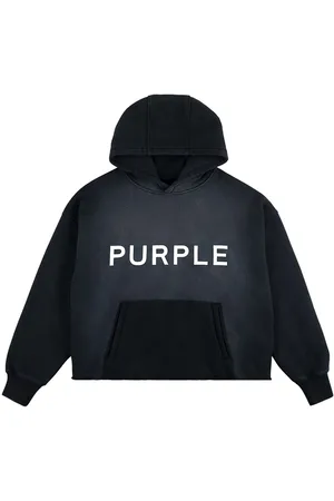 Purple Brand Felpa Wordmark con cappuccio