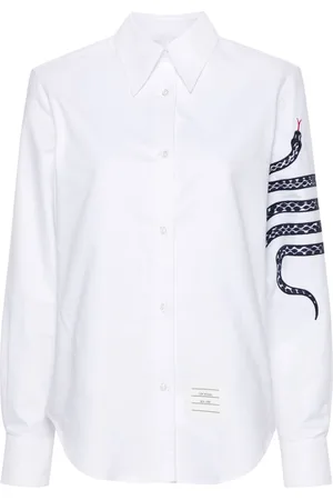 Thom Browne Camicia con dettaglio a 4 righe