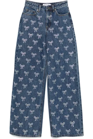 Self-Portrait Jeans con strass
