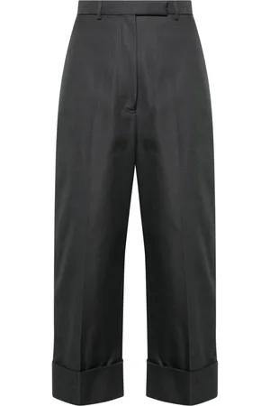 Thom Browne Pantaloni a vita alta